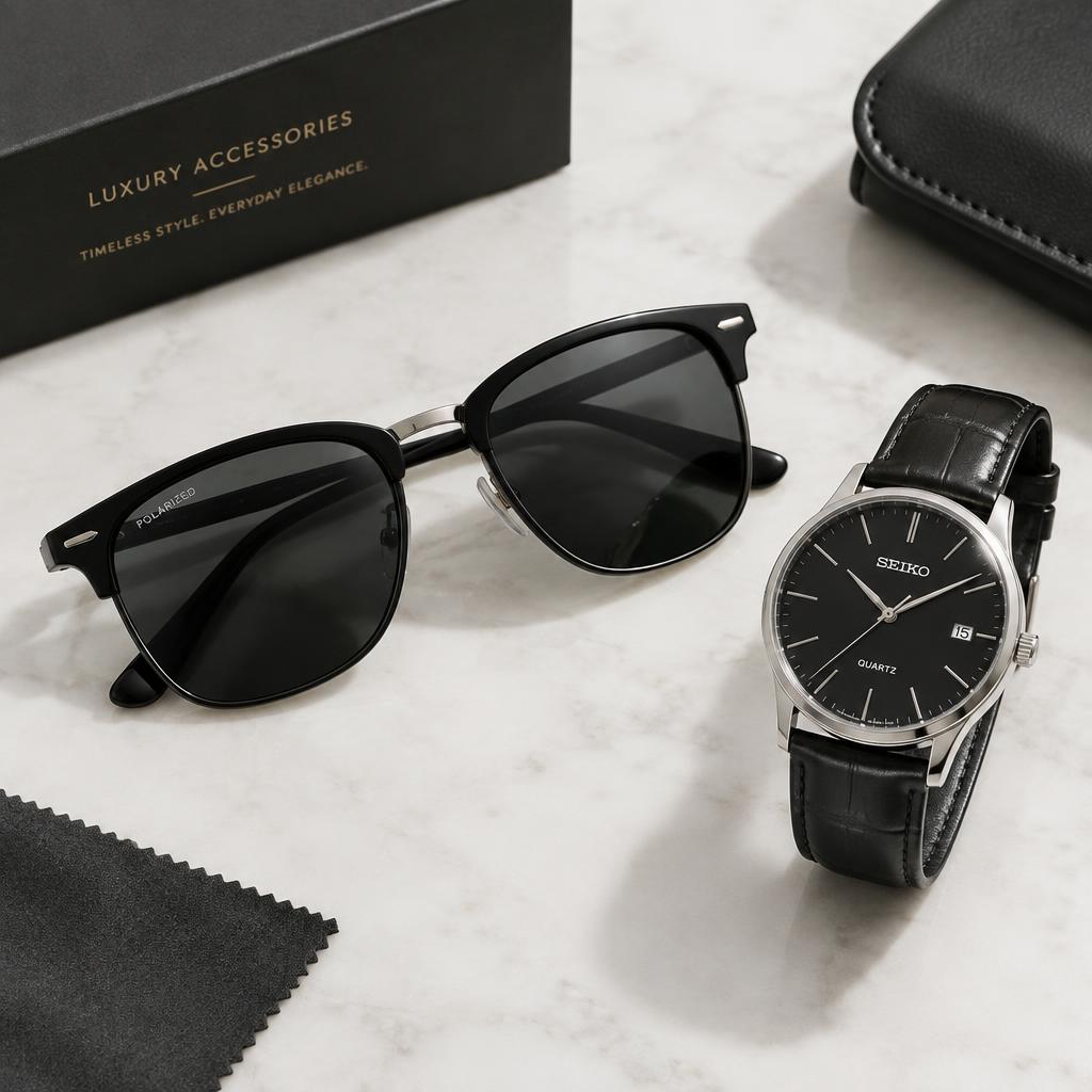 Gap Quartz Watch, Black
